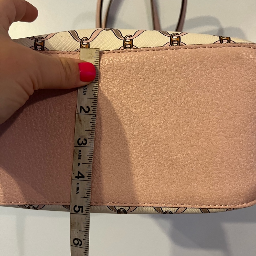 Anne Klein tote bag purse pink white gold clean - Picture 13 of 13